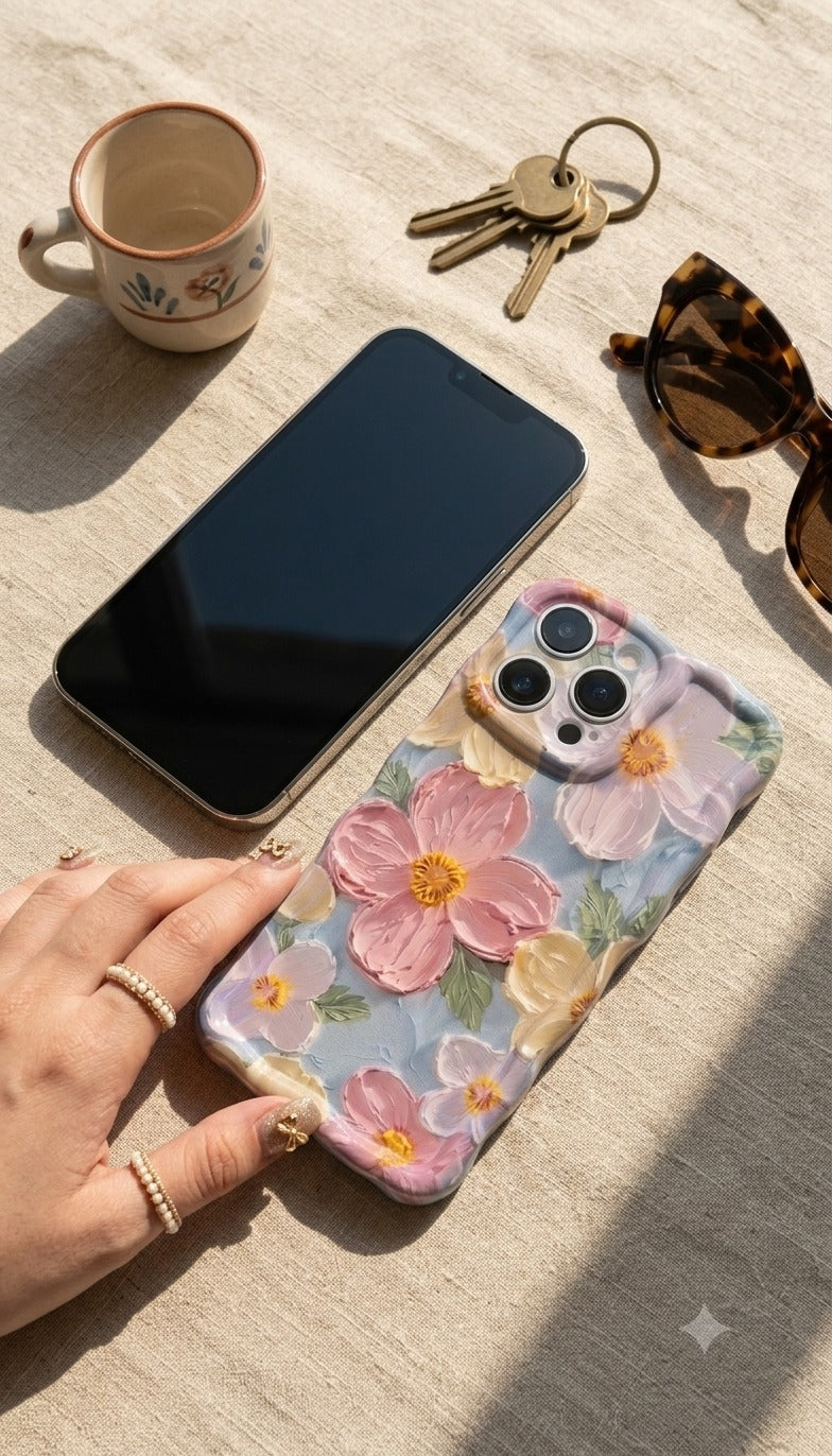 POCHETTE IPHONE 🌸 احمي هاتفك بأناقة لا تُقاوم